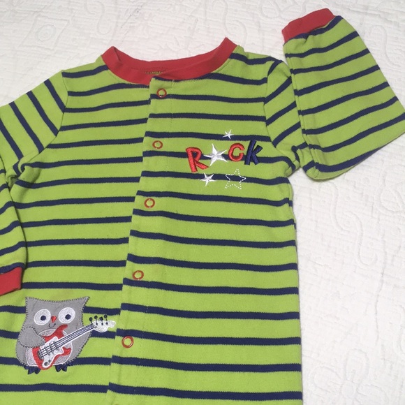 24m (3/$20) Striped Footie by Pekkle - Picture 5 of 10